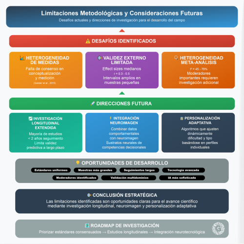 Limitaciones metodológicas y consideraciones futuras